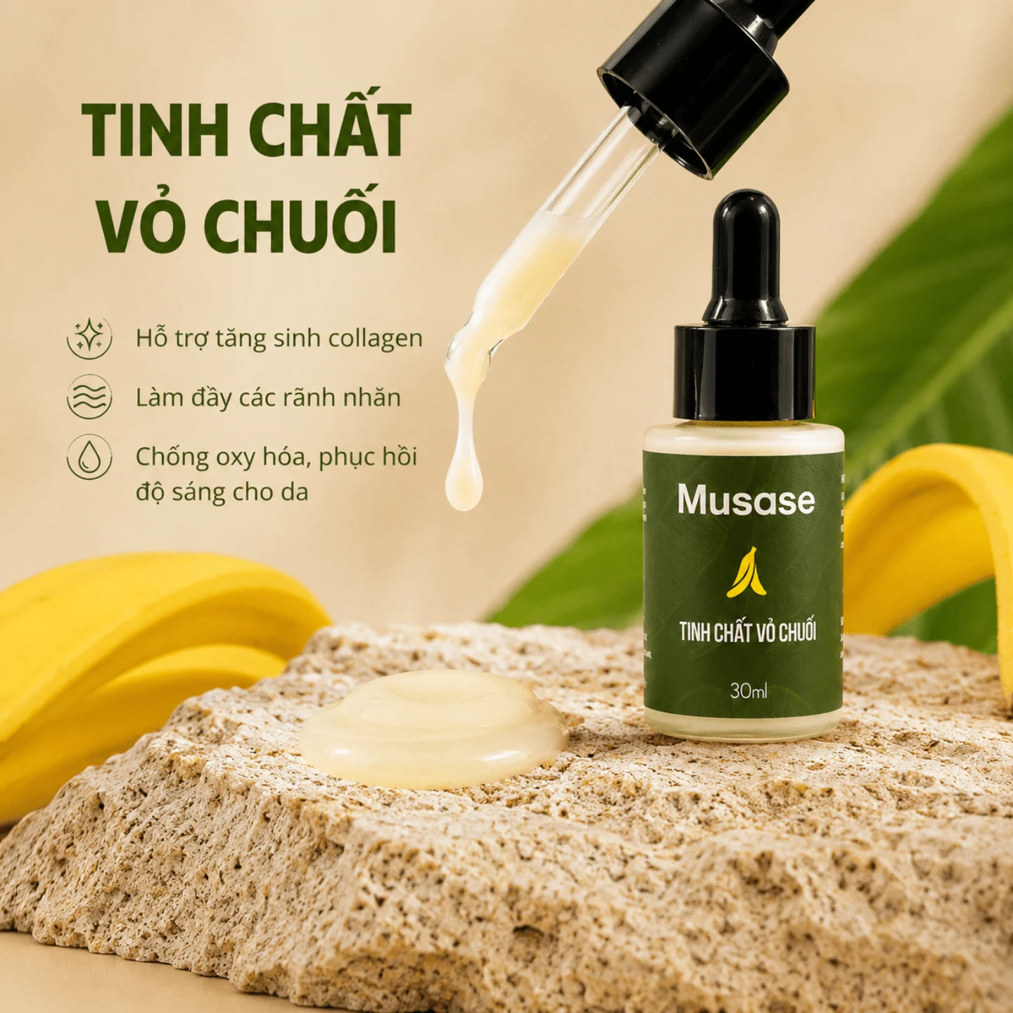 Tinh chất vỏ chuối 30ml Musase